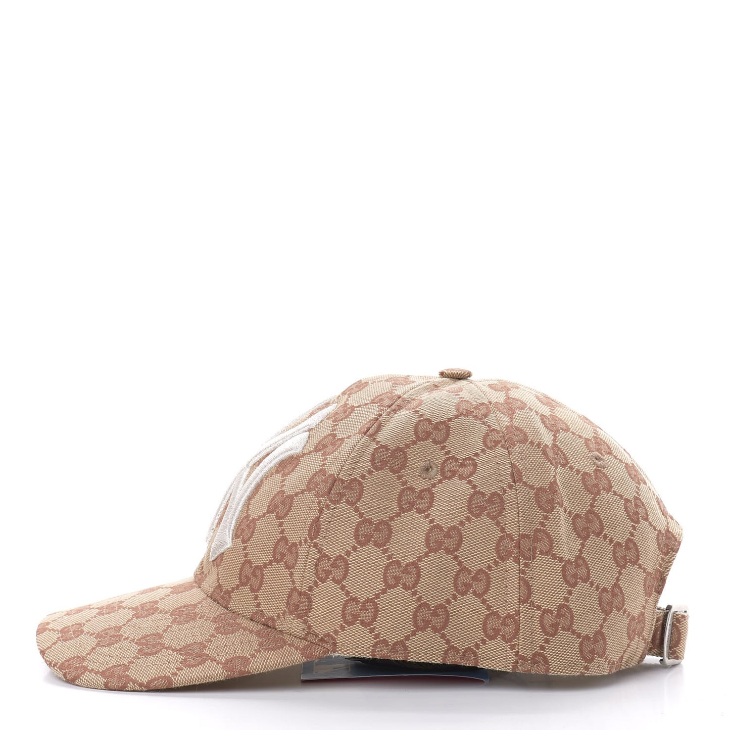 X MLB Monogram NY Yankees Baseball Hat 57-61 Beige Ruggine