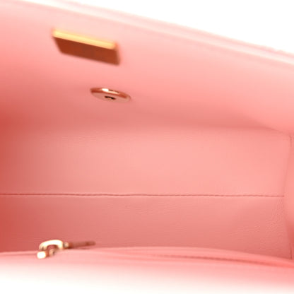 Chanel Caviar Quilted Mini Retro Twist Top Handle Flap Light Pink 5 of 11