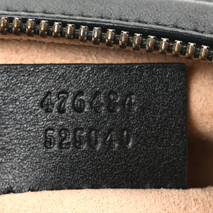 Gucci Calfskin Matelasse GG Marmont Belt Bag 95 38 Black 7 of 11