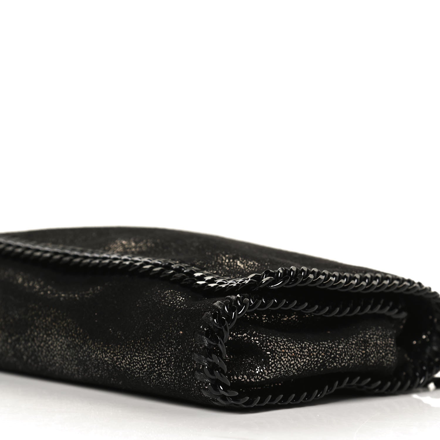Stella McCartney Chamois Shiny Dotted Falabella Crossbody Black 8 of 8
