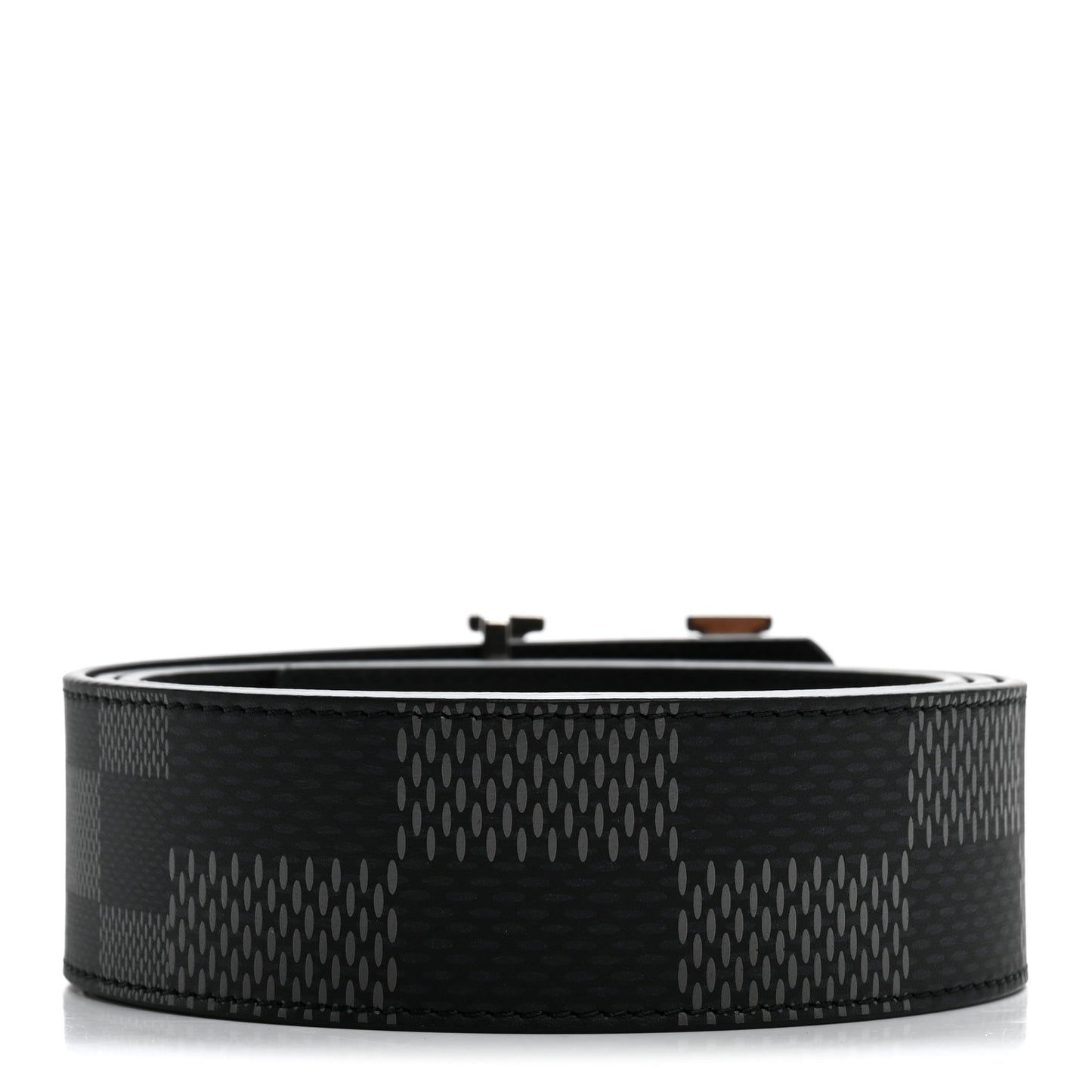 Damier Graphite Damier Infini 40mm LV Initiales Reversible Belt Onyx Black 100 40 Onyx Black