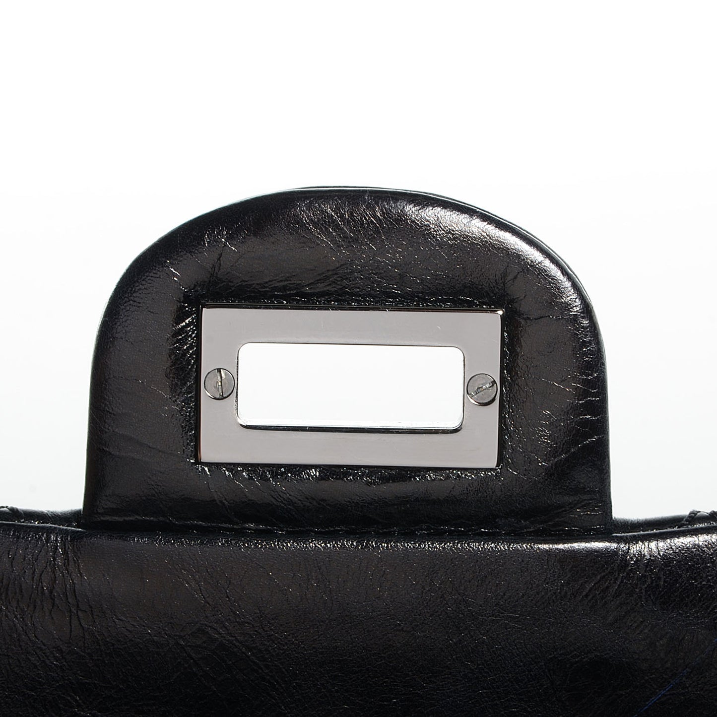 Aged Calfskin 2.55 Reissue 226 Flap Metallic Black