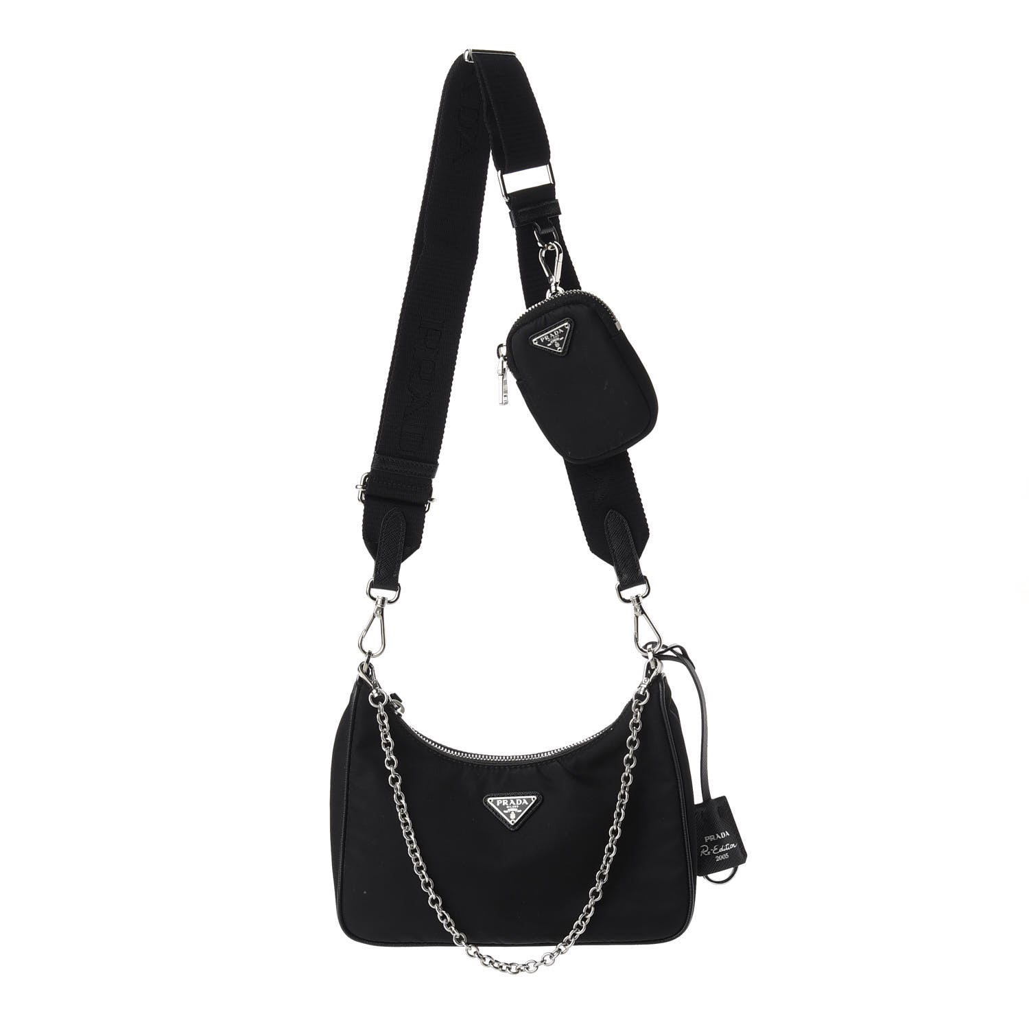 Prada Nylon Re-Edition 2005 Shoulder Bag Black 1 of 10