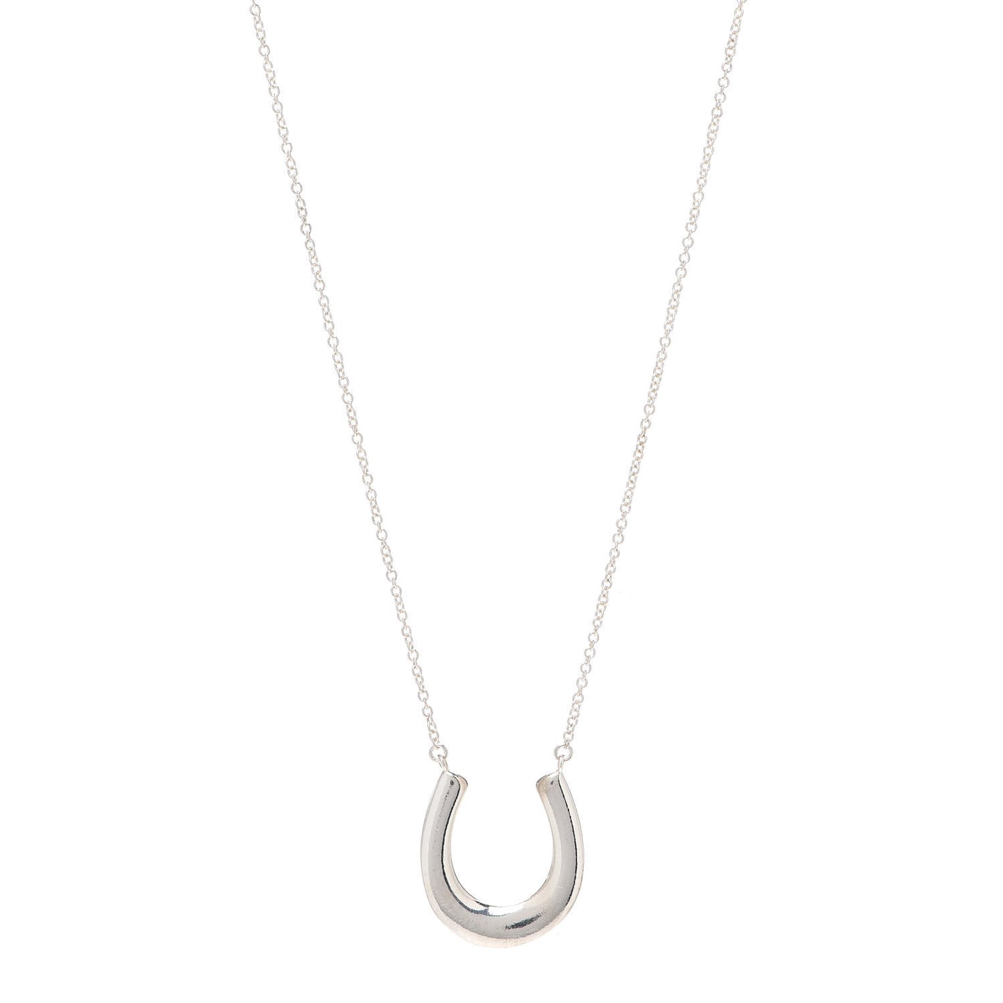 Sterling Silver 1837 Horseshoe Pendant Necklace