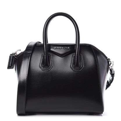 Givenchy Shiny Lord Calfskin Mini Antigona Black 1 of 10