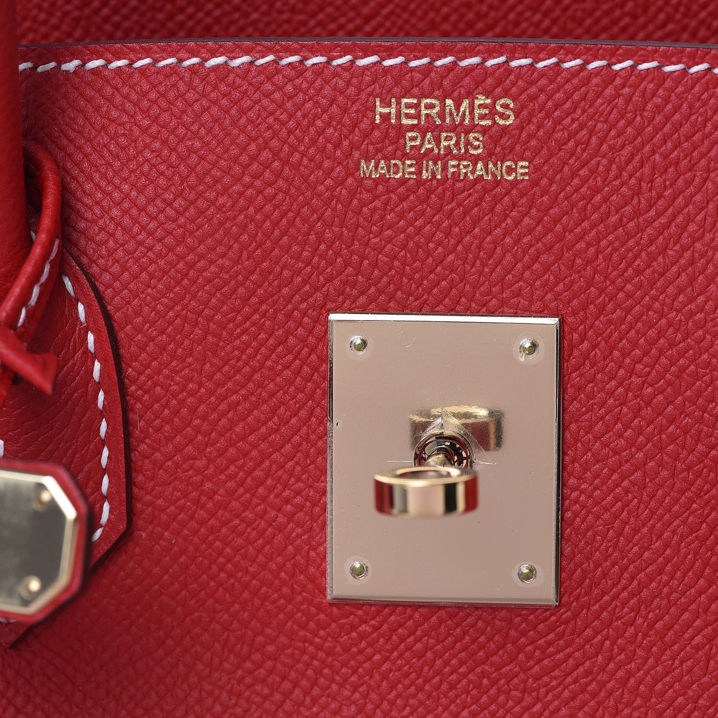 Epsom Candy Birkin 35 Rouge Casaque Bleu Thalassa