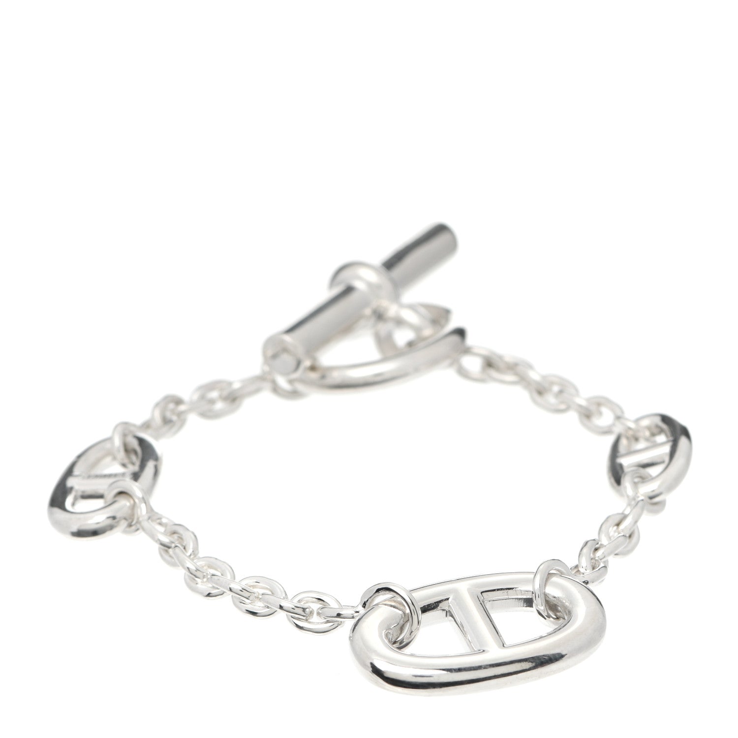 Hermes Sterling Silver Farandole Bracelet 1 of 4