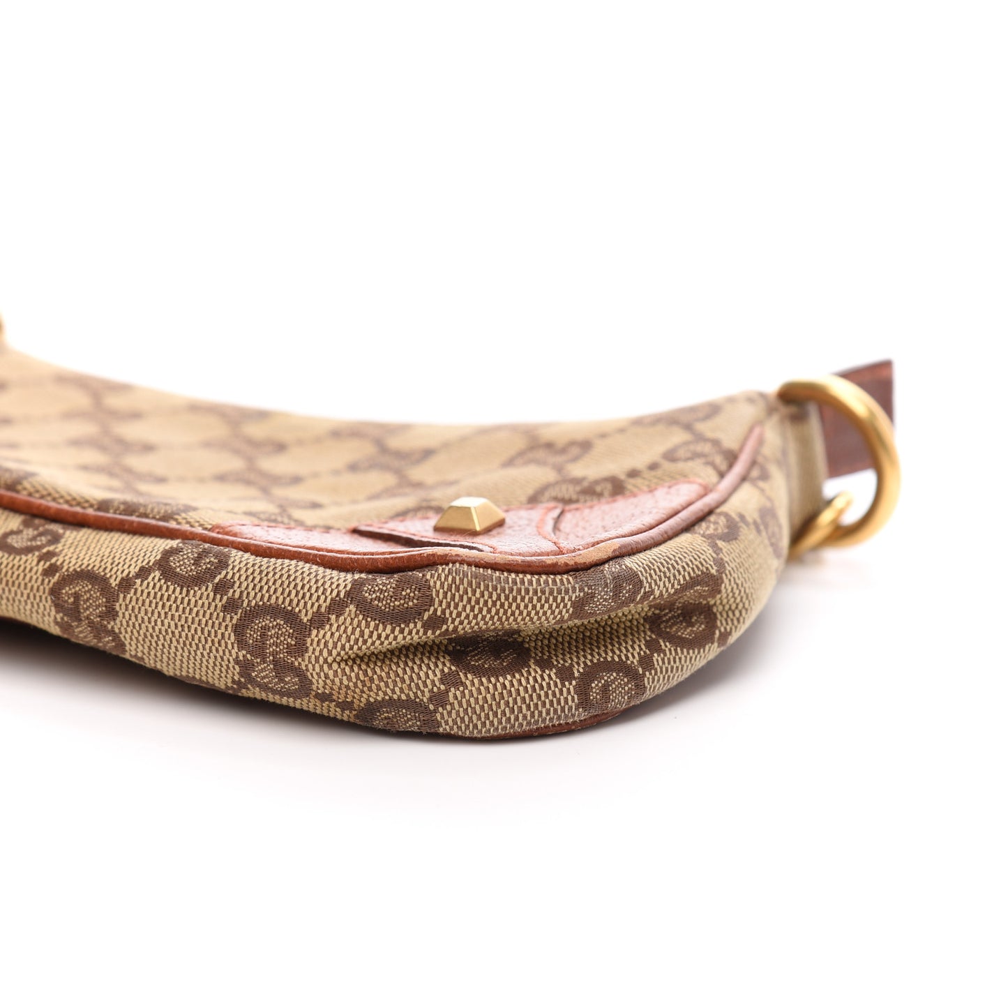 Monogram Horsebit Nail Chain Pochette Orange