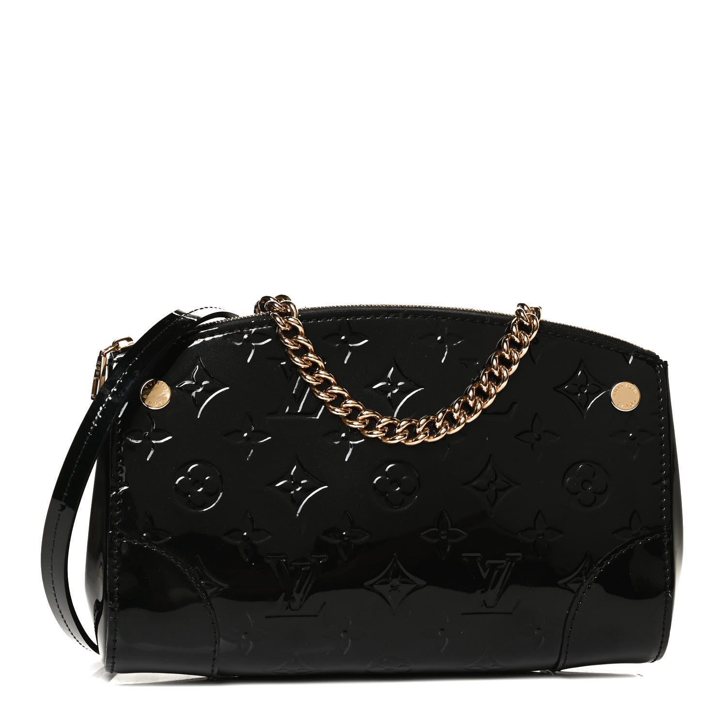 Louis Vuitton Vernis Santa Monica Clutch Noir Magnetique 2 of 9