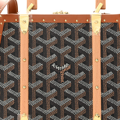 Goyard Goyardine Mini Saigon Trunk Bag Black Gold 8 of 12