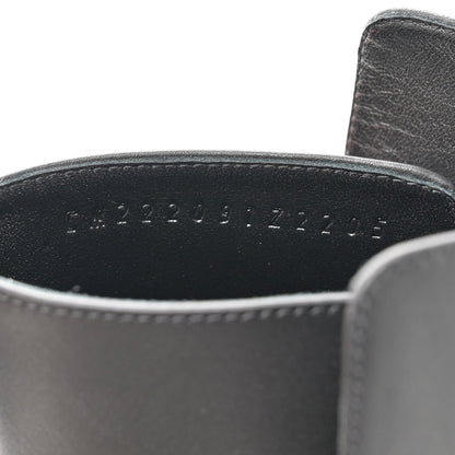Hermes Calfskin Frenchie 50 Ankle Boots 38.5 Black 8 of 9