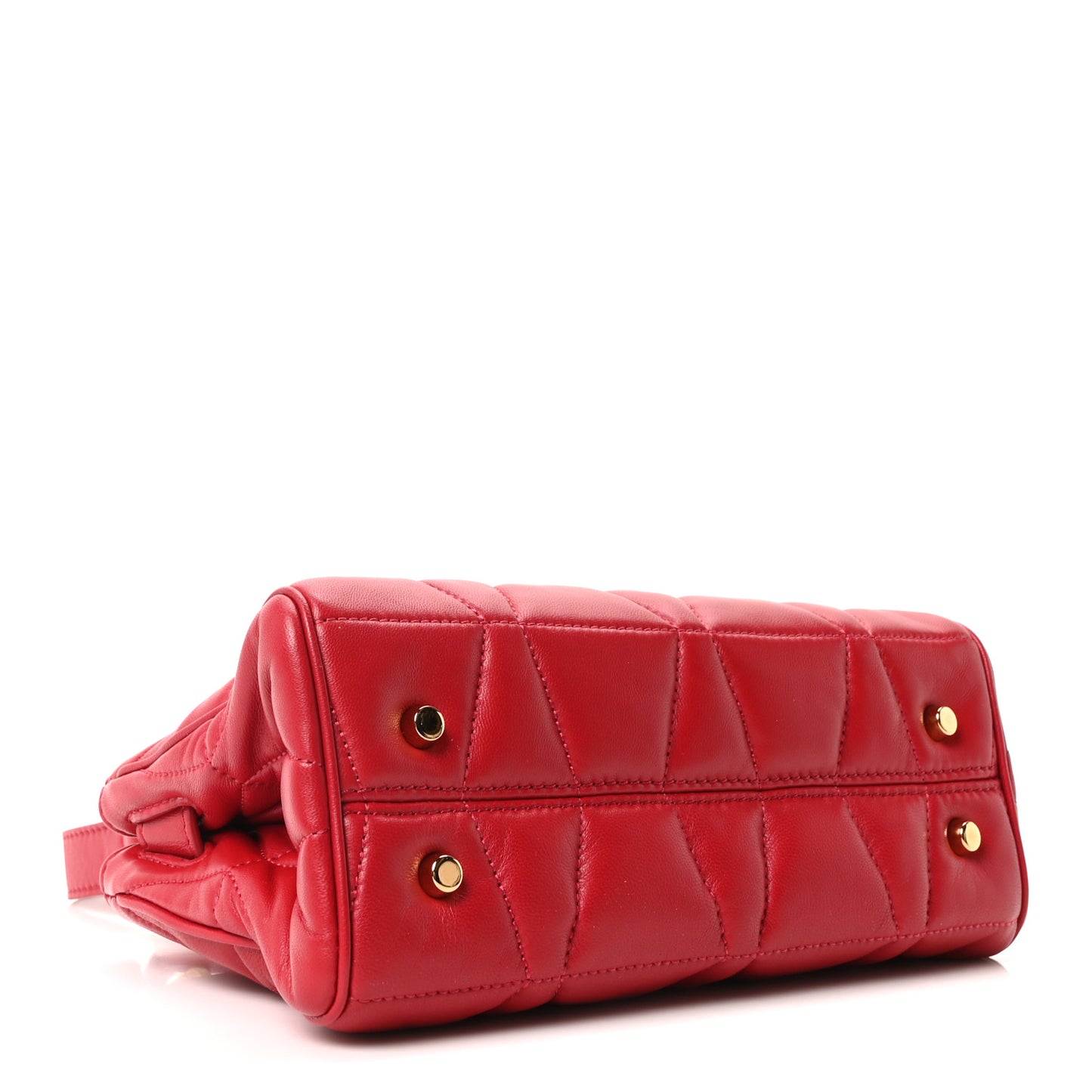 Nappa Trapuntata Small Medusa '95 Tote Bag Lipstick Red