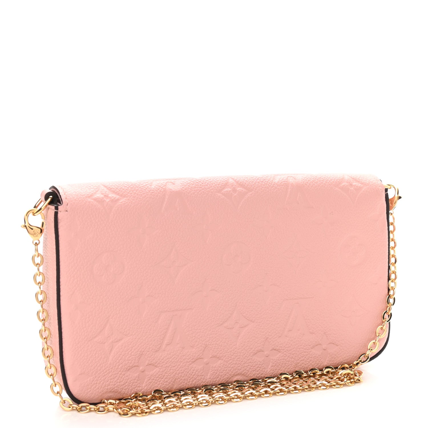 Louis Vuitton Empreinte Pochette Felicie Chain Wallet Rose Poudre 4 of 12