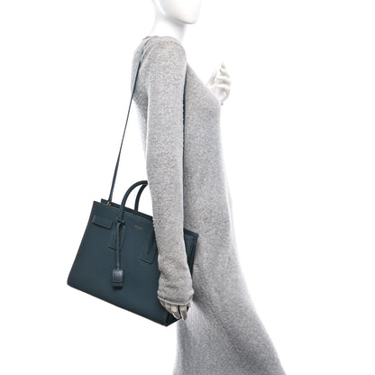 Saint Laurent Calfskin Small Sac De Jour Fog 2 of 15