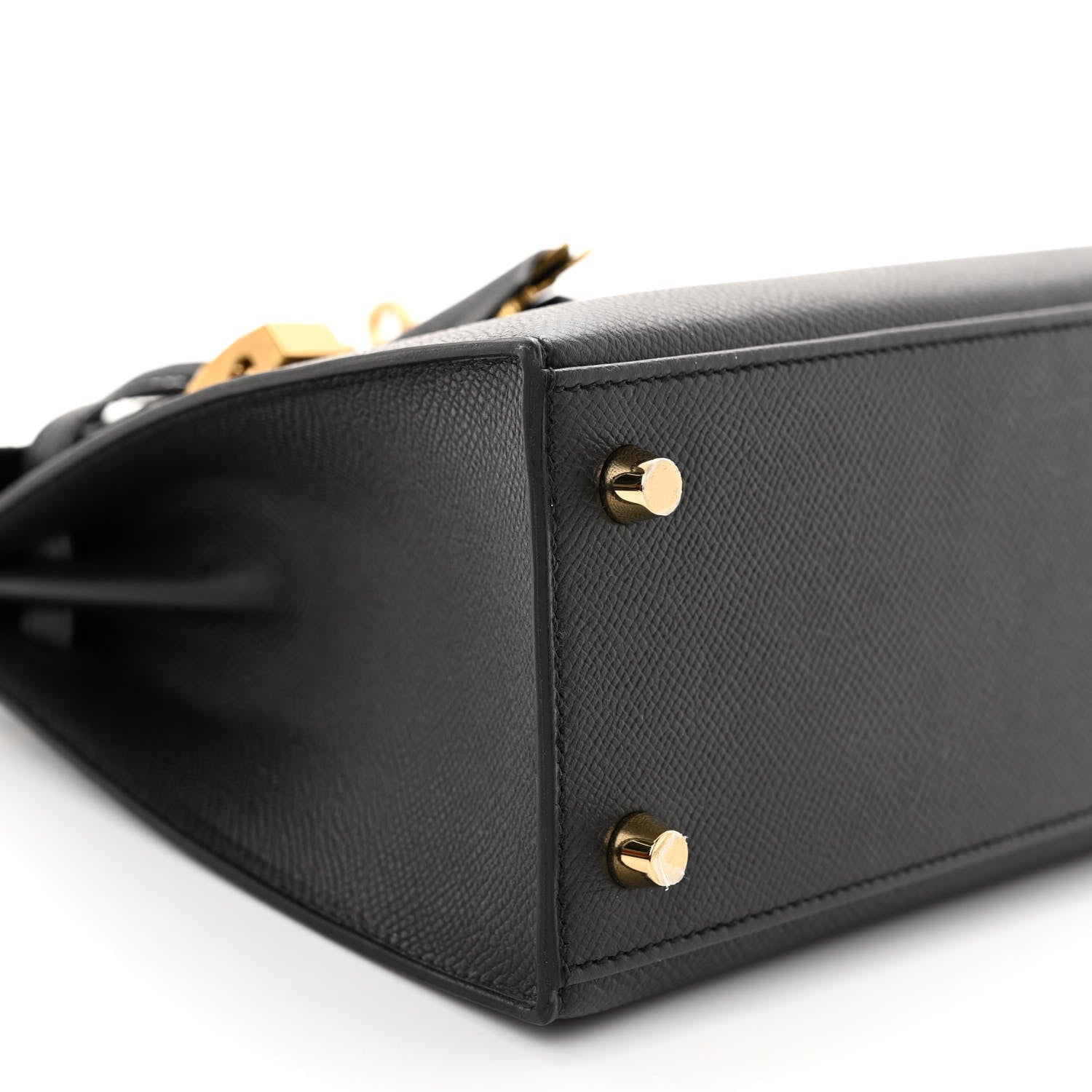 Hermes Epsom Kelly Sellier 25 Black 10 of 11