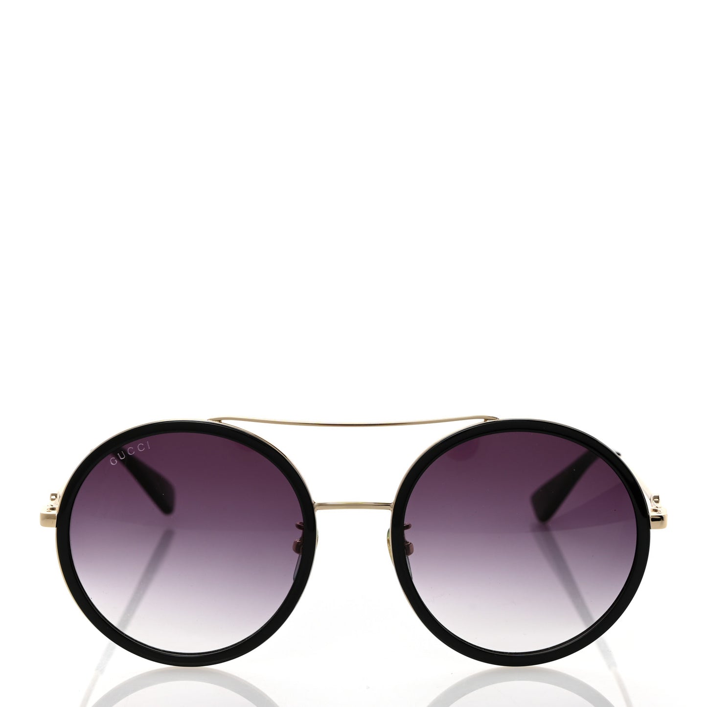 Metal Round Frame Sunglasses GG0061S Black