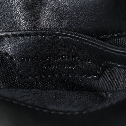 Stella McCartney Crystal Stones Tiny Fold Over Falabella Black 6 of 11