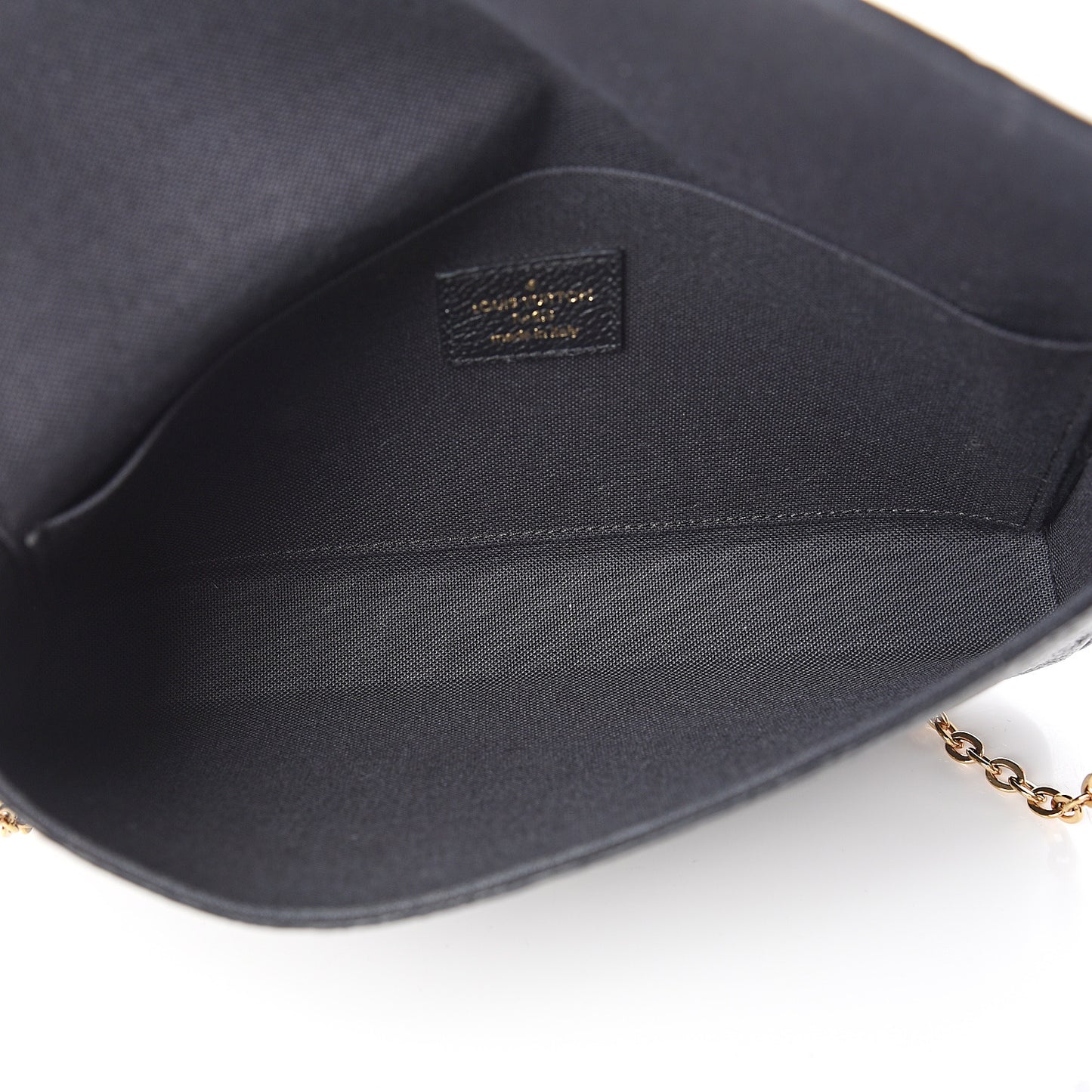 Empreinte Pochette Felicie Chain Wallet Black