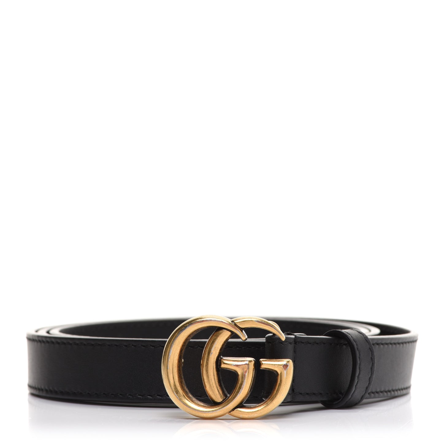 Calfskin Double G 20mm Belt 95 38 Black