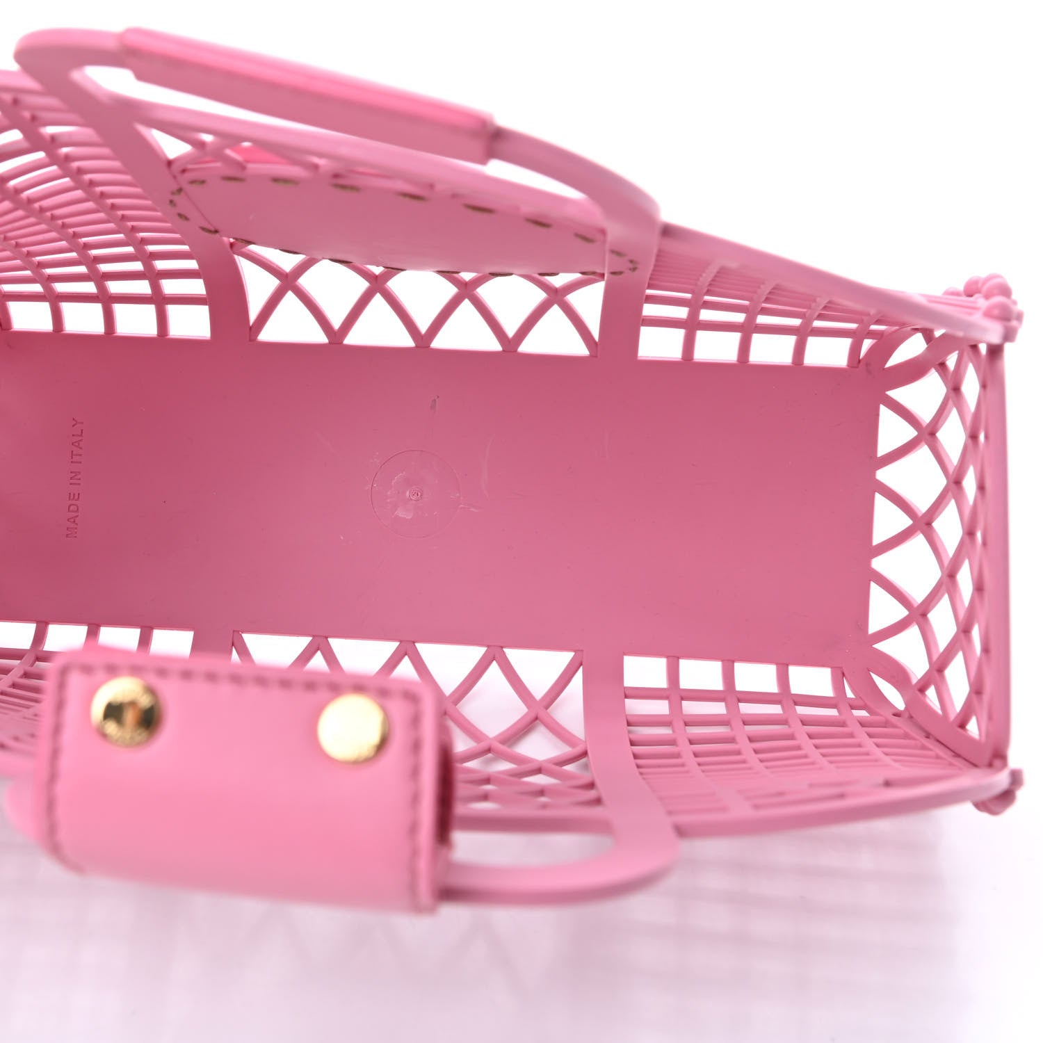 Fendi Recycled Plastic Vitello Liberty Matte Small Fendi Basket Rosa 5 of 11