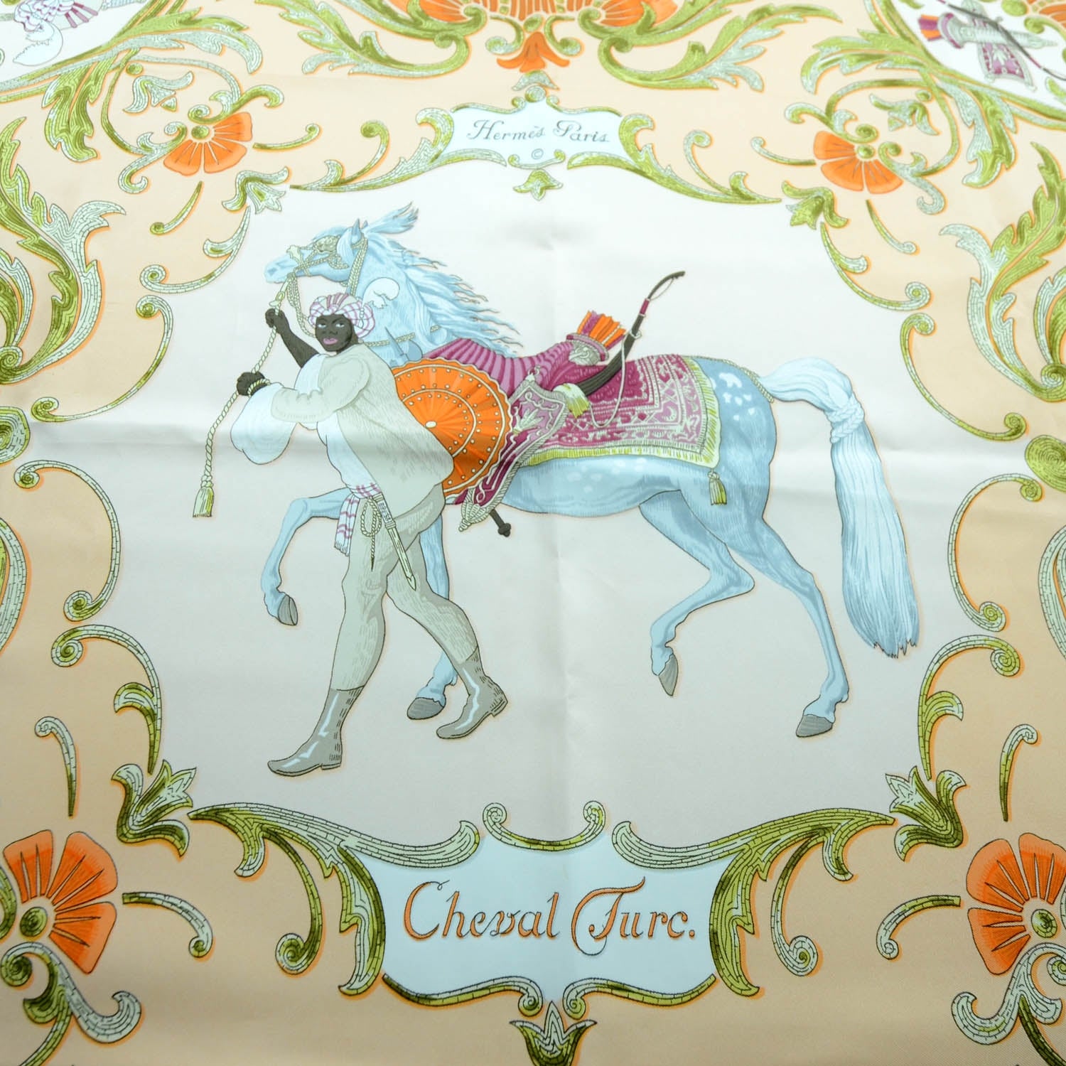 Hermes Silk Cheval Turc Scarf 90 4 of 6