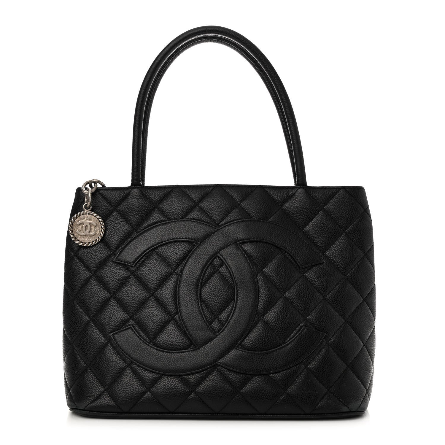Chanel Caviar Quilted Medallion Tote Black 1 of 10