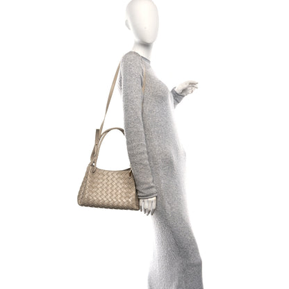 Bottega Veneta Nappa Intrecciato Medium Parachute Shoulder Bag Tufo 2 of 9