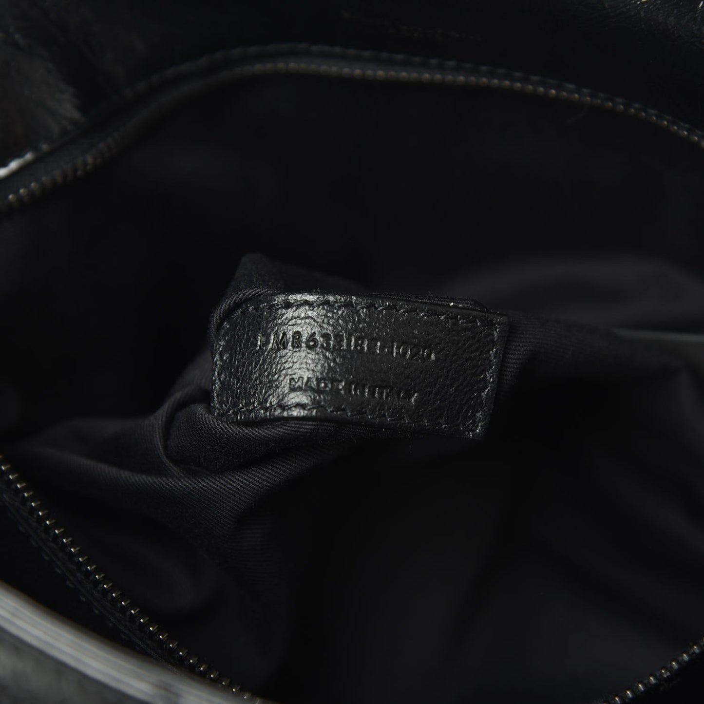 Crinkled Calfskin Matelasse Monogram Large Niki Chain Satchel Black