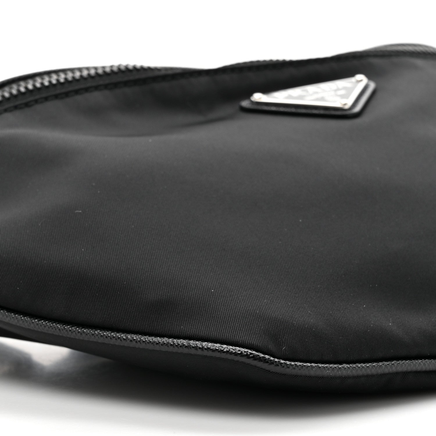 Prada Re-Nylon Saffiano Belt Bag Black 9 of 10