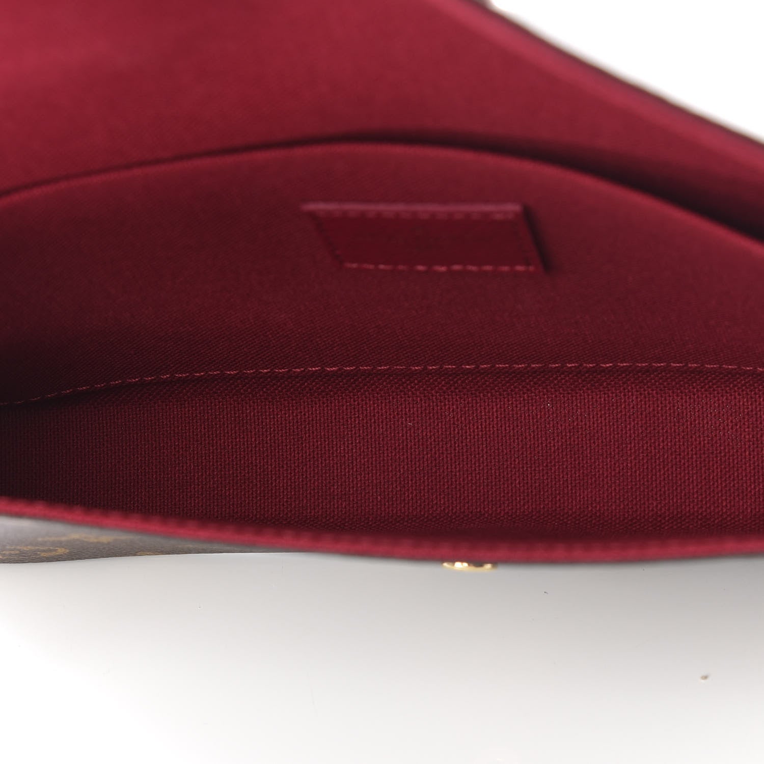 Louis Vuitton Monogram Pochette Felicie Chain Wallet Fuchsia 4 of 9