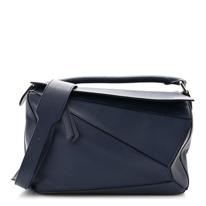 Loewe Calfskin Medium Puzzle Bag Marine 1 of 16