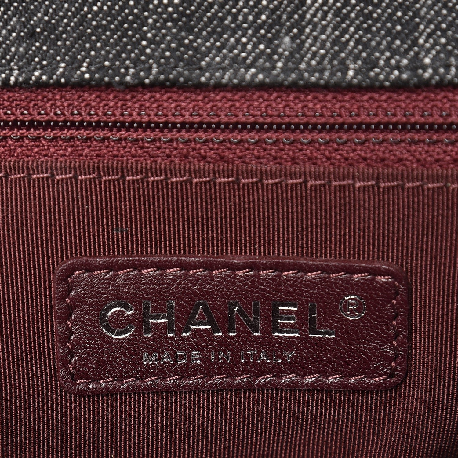 Chanel Denim Quilted New Medium Boy Flap Black 6 of 8