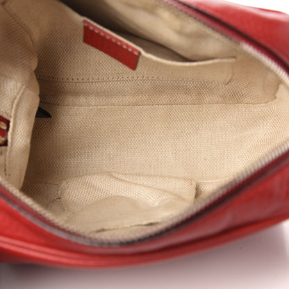 Gucci Pebbled Calfskin Small Soho Disco Bag Tabasco Red 5 of 16