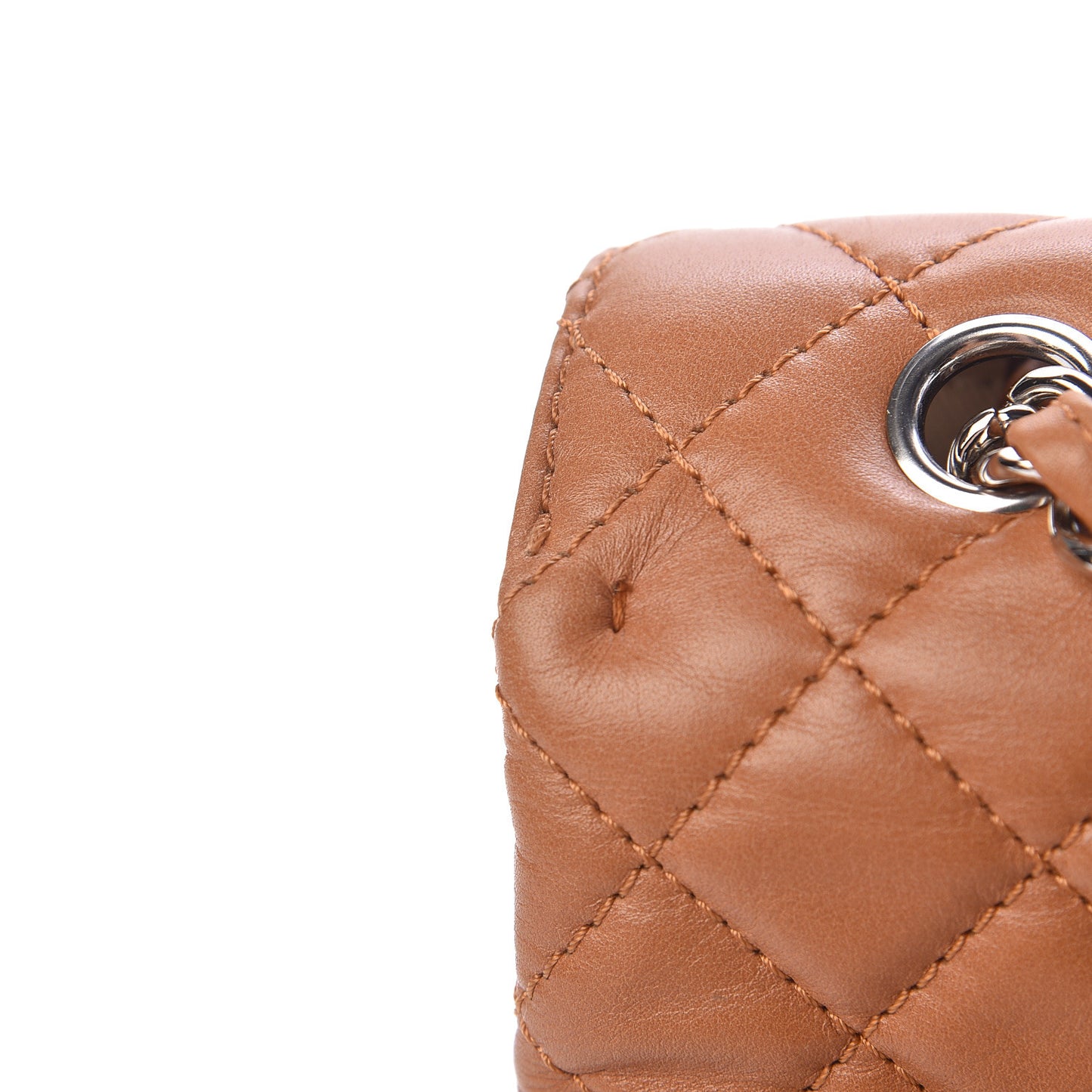 Calfskin Quilted In the Business Flap Bag Dark Beige
