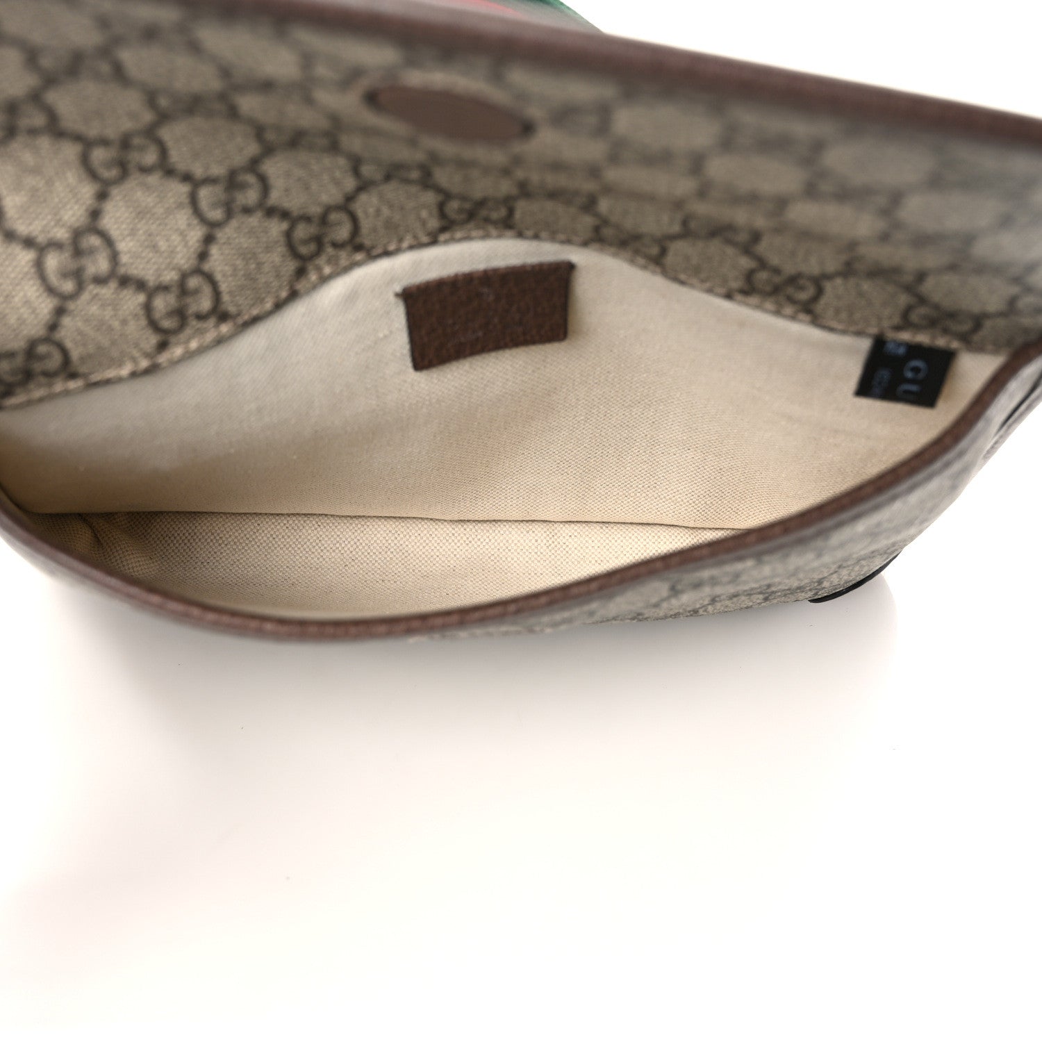 Gucci GG Supreme Monogram Neo Vintage Web Belt Bag Brown 5 of 9