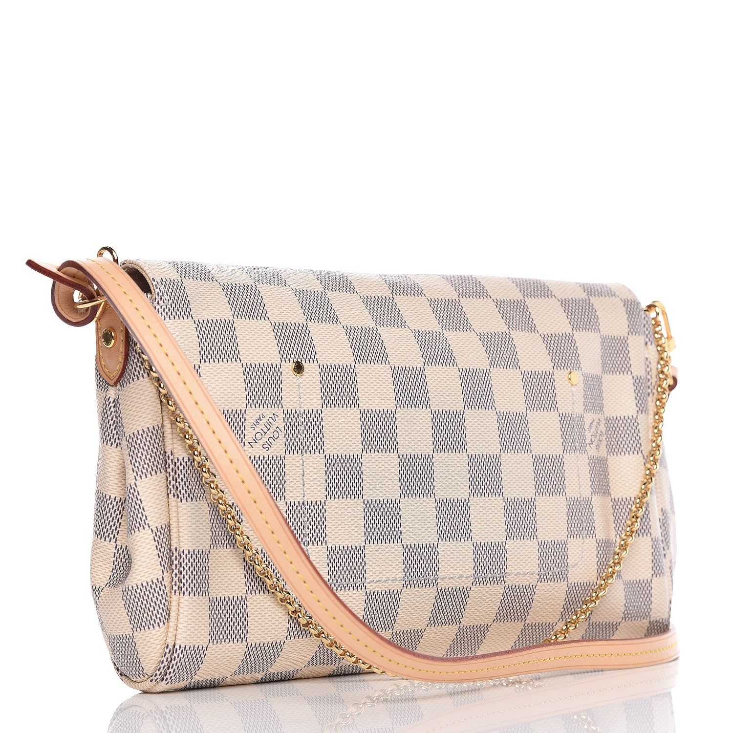 Louis Vuitton Damier Azur Favorite MM 3 of 10