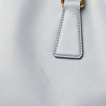 Prada Saffiano Cuir Large Double Bag Astrale 11 of 11