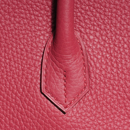 Hermes Taurillon Clemence Birkin 40 Bois de Rose 11 of 25