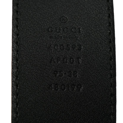 Gucci Calfskin Double G 40mm Belt 95 38 Black 3 of 7