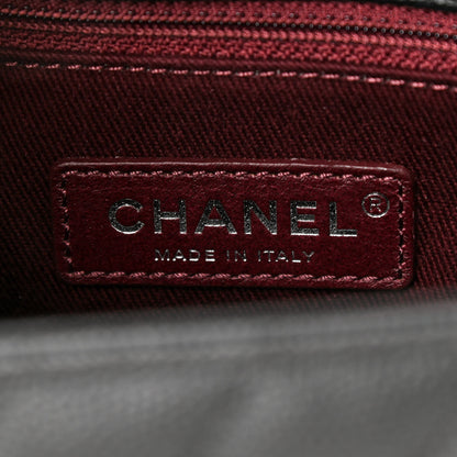 Chanel Caviar Chevron Quilted Mini Coco Handle Flap Black 6 of 11