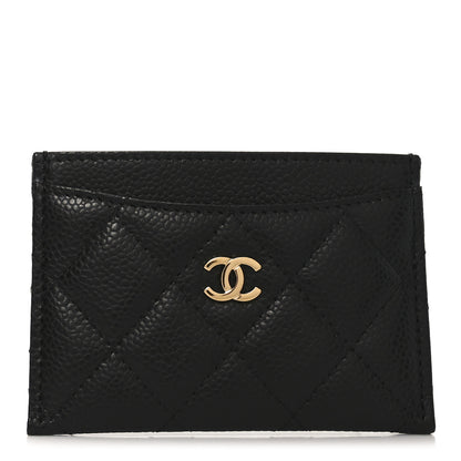 Chanel Caviar Quilted Card Holder Black 1 of 9