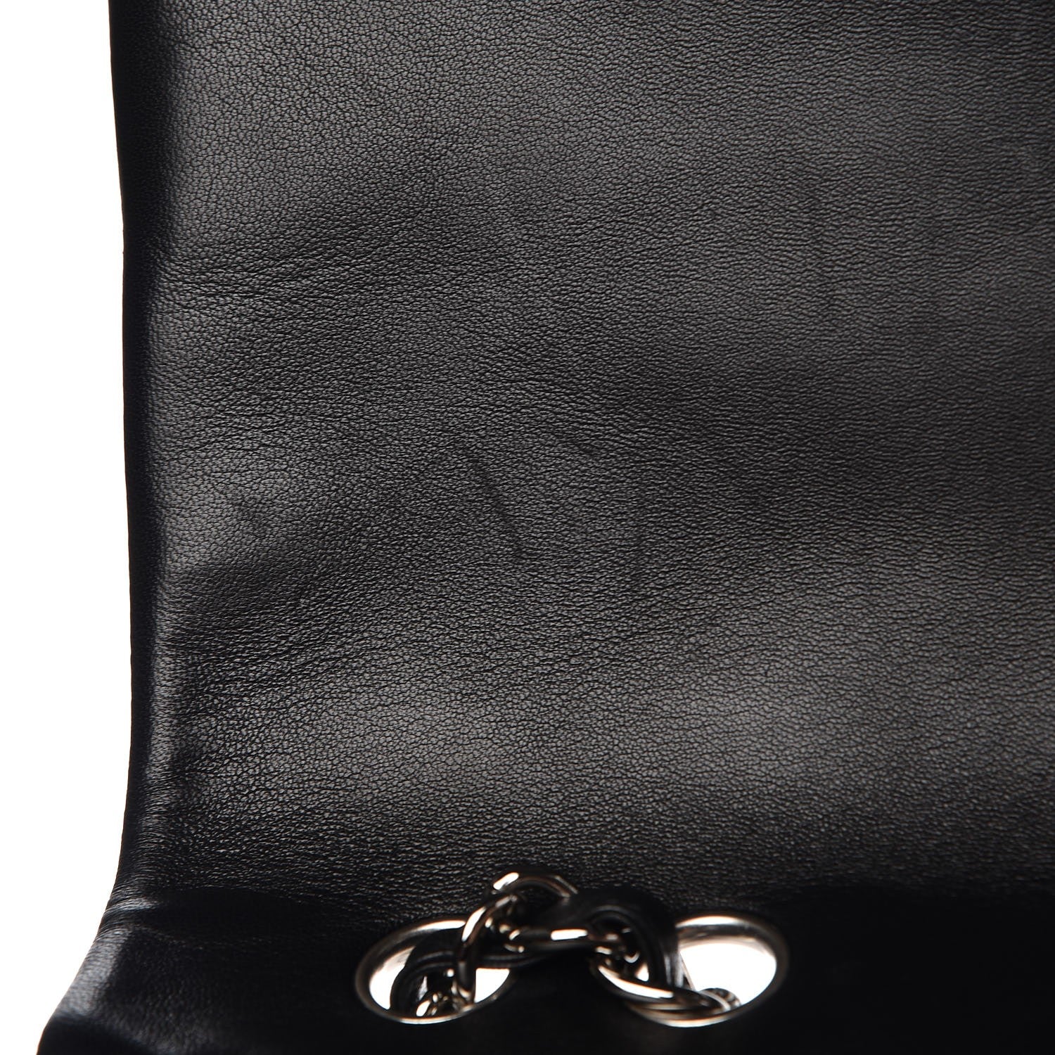 Chanel Lambskin Quilted Jumbo Single Flap Black 9 of 11