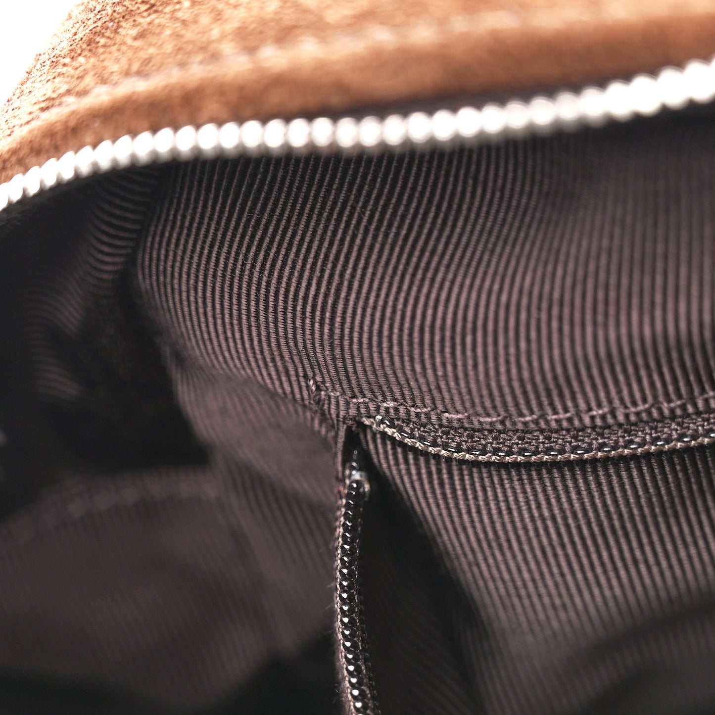 Suede CC Shoulder Bag Brown