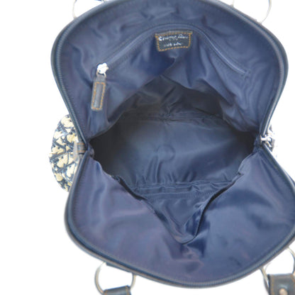 Christian Dior Monogram Vintage Traveler Tote Navy 9 of 9