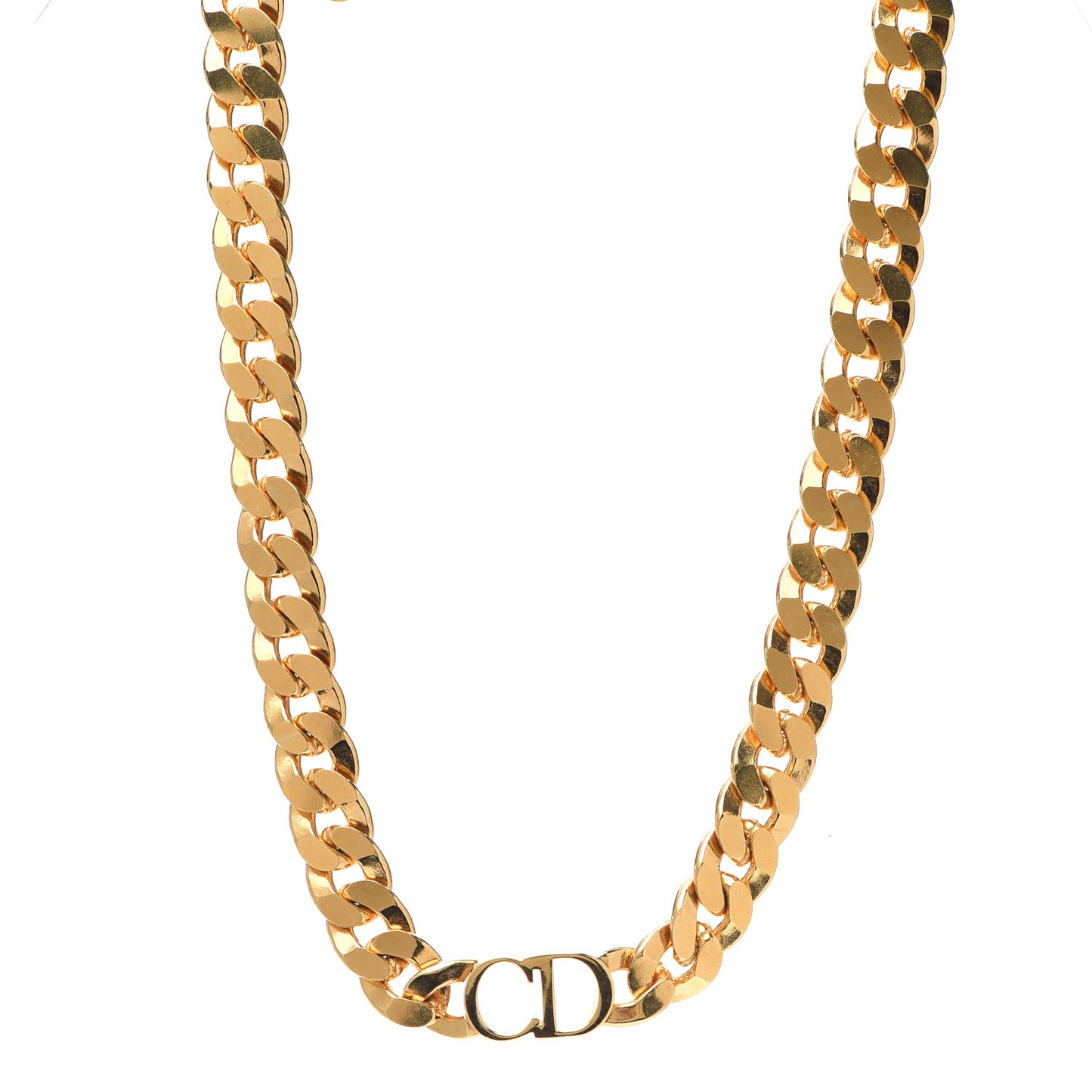 Metal Danseuse Etoile Chain Choker Necklace Gold