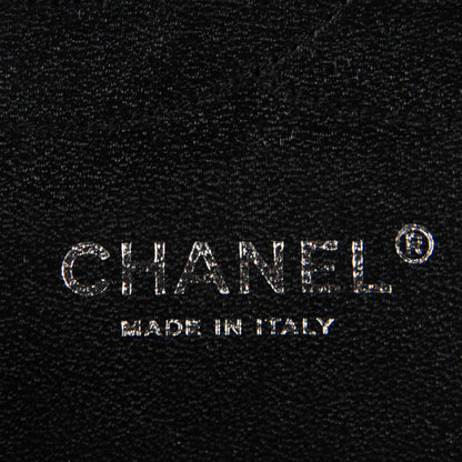 Chanel Lambskin Chevron Quilted Jumbo Double Flap So Black 8 of 9