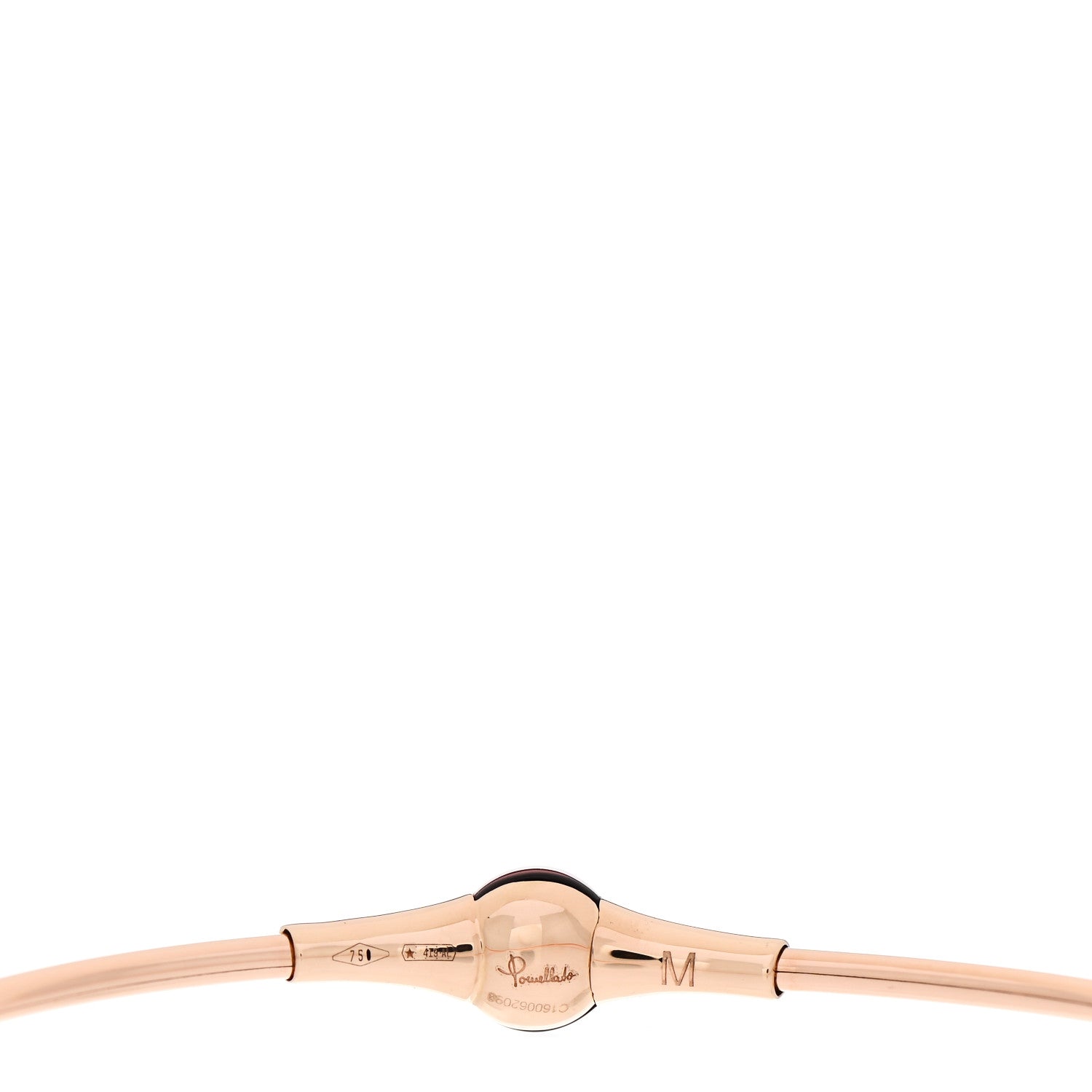 Pomellato 18K Rose Gold Garnet M'Ama Non M'Ama Bracelet 3 of 4