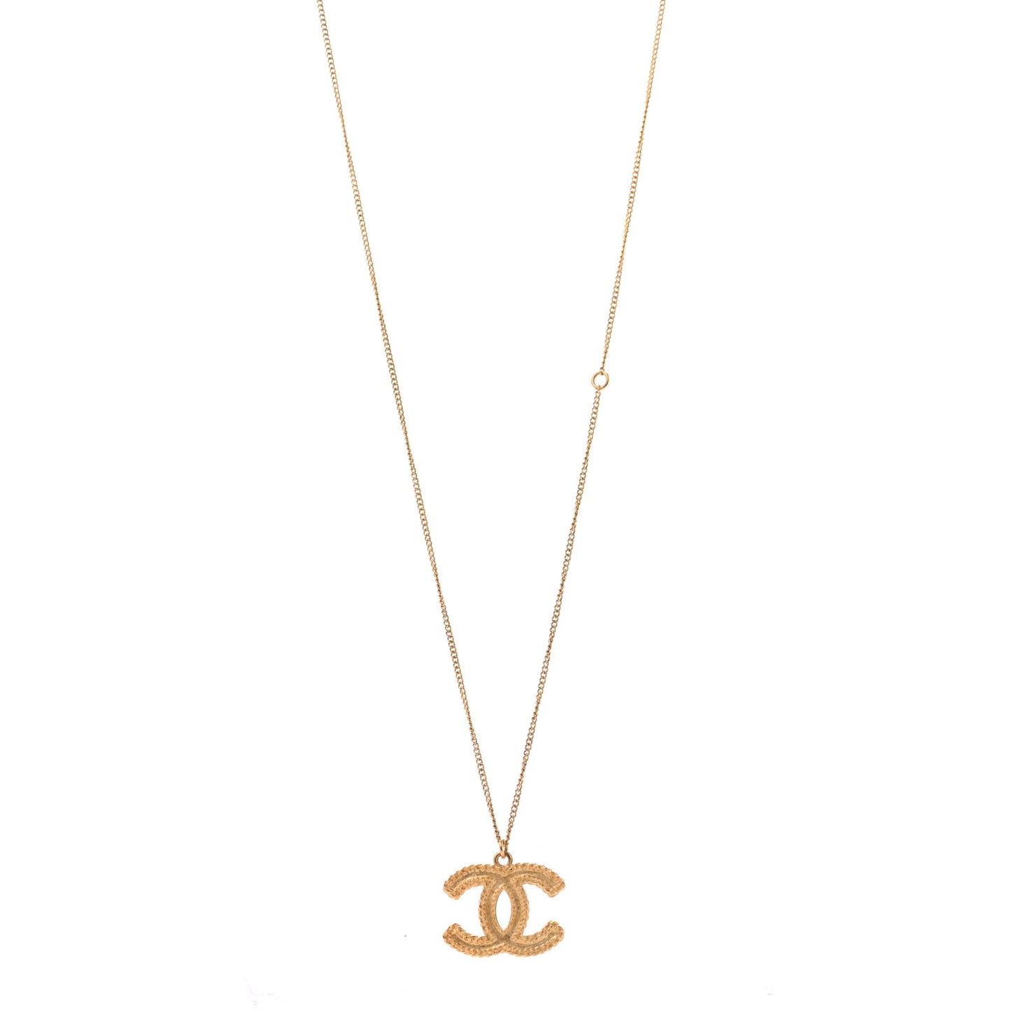 CC Necklace Matte Gold