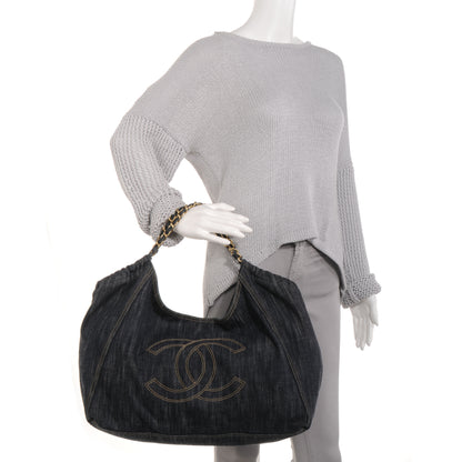 Chanel Denim Coco Cabas Tote 2 of 8