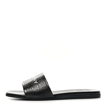 Givenchy Logo 4G Flat Sandals 37.5 Black 1 of 9